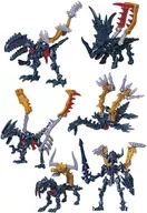 全6種セット 「ダークメガほねほねザウルス ダークメガほねほねベヒモス登場編」