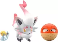 2.ユクシー＆ゾロア(ヒスイのすがた)＆ビリリダマ(ヒスイのすがた) 「ポケモンスケールワールド ヒスイ地方」