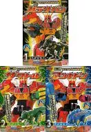 Set of 3 Kinds 「 MINIPLA Juden Sentai Kyoryuger Ka Mitsuki 獣電 Ryu 」