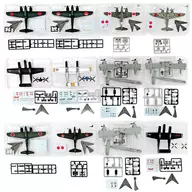 Set of 12 Types 1/144 「 Workshop Vol. 9 dx Twin-Engine Collection 2 Twin-Engine Night Battle 」
