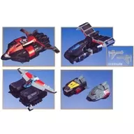 4-Type Set "MINIPLA SPECIAL POLICE DEKARANGER Large Wing Robo"