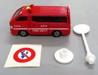 1. Nissan NV350 Character Van Fire Command Vehicle "Tomica Sign Set 2"