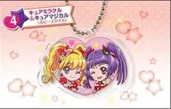 4.キュアミラクル＆キュアマジカル(ルビースタイル) 「魔法つかいプリキュア! クリアプレートマスコット」