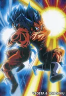 04.超サイヤ人ゴッド超サイヤ人ベジータ＆超サイヤ人ゴッド超サイヤ人孫悟空(ノーマル) 「ドラゴンボール ポストアートウエハース UNLIMITED 2」