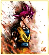 Super Saiyan God Goku "Dragon Ball Colored Paper ART RAGING2"