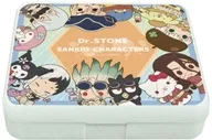 Dr.STONE×サンリオキャラクターズ 小物ケース 01.集合デザイン(ミニキャラ)