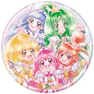 SMILE PRECURE! "Precure All Stars BIG metal badge Biscuit -20th Anniversary -"