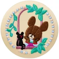 1.ザ・ベアーズ・スクール(リースA) 「くまのがっこう 刺繍缶バッジビスケット」