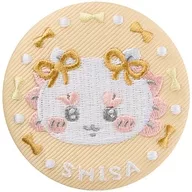 7.シーサー 「ちいかわ 刺繍缶バッジビスケット2」
