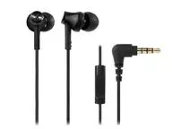 Audio-technica スマートフォン用インナーイヤーヘッドホン (ブラック) [ATH-CK350iS BK]
