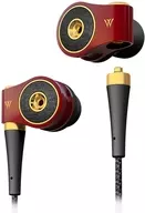 Earbud Blube ヌメロキャトル burgundy (Red) with Radius DDM system [HP-TWF41R]