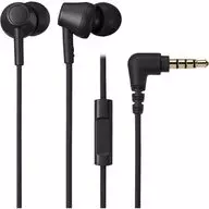 With Wired Canal Type Earphone-Microphone (Black) [ATH-CK350XiS BK]