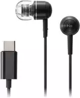radius 有線 カナル型イヤホン USB Type-Cプラグ ハイレゾ対応 (ブラック) [HP-Q50CK]