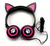 Kitten Wear Two Black LED Cat Eared Headphones