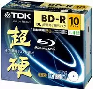 4倍速対応BD-R DL 10枚パック50GB ホワイトプリンタブル 超硬[GBRV50HCPWB10F]