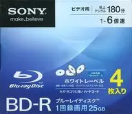 ソニー 録画用BD-R 25GB 4枚パック [4BNR1VCPF6]