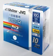 JVC 録画用BD-R 4倍速 25GB 10枚パック [BV-R130KW10]