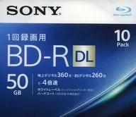 索尼BD-R DL 50 GB 4倍速[10BNR2VJPS4]錄製
