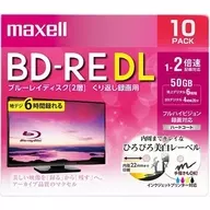 マクセル 録画用BD-RE DL 50GB 2倍速 10枚パック [BEV50WPE.10S]