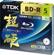 TDK錄像用BD-R DL50GB4倍速5張裝[BRV50HCPWB5A]