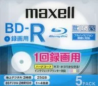 日立マクセル 録画用BD-R 25GB 4倍速 5枚パック [BR25VPLWPB5SKS]