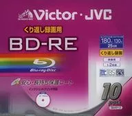 JVC錄像用BD-RE25GB2倍速10張裝[BV-E130AW10]