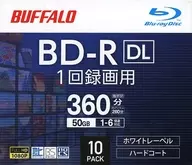 BUFFALO Record BD-R 50 GB 10-Pack For Single Recording [RO-BR50V-010CW/N]