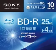 BD-R for Sony Recording 25 gb 10-pack for Recording [10BNR1VGPS4]