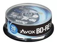テクタイト AVOX 録画用BD-RE 25GB 2倍速 20枚パック [BE130RAPW20PA]