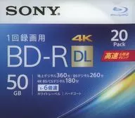 BD-R DL50GB 6x20 Pack for Sony Recording [20BNR2VJPS6]