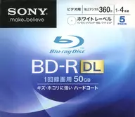 ソニー 録画用BD-R DL 50GB 4倍速 5枚パック [5BNR2VCPS4]
