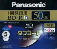 パナソニック 録画用BD-R DL 50GB 2倍速 5枚パック [LM-BR50T5N]