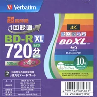 Verbatim 録画用BD-R XL 100GB 4倍速 10枚パック [VBR520YP10V2]