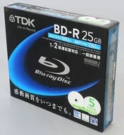 TDK 録画用BD-R 25GB 2倍速 5枚パック [BRV25PWA5S]