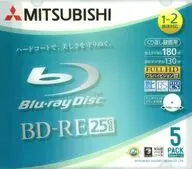 三菱 録画用BD-RE 25GB 2倍速 5枚パック [VBE130NSP5]
