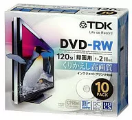 DVD-RW 地デジ録画対応 10枚パック (DRW120DPA10U)