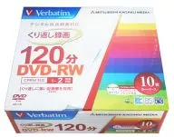 録画用DVD-RW Verbatim 10枚パック [VHW12NP10V1]
