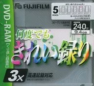富士フイルム 録画用DVD-RAM 何度でもきれい録り 9.4GB 5枚パック [VDRM240HX5C3X]