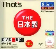 DVD-R DL 8.5 GB paquete de 10 hojas para datos de Start Lab [DR-85WWY10SA]