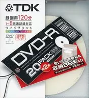 TDK Recording DVD-R 4.7 gb 8 x 20 + 2 Pack [DVD-R120PWDX22FK]