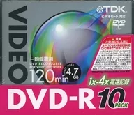 DVD-R 4.7 gb 4 x 10-sheet pack for TDK recording [DVD-R120X10F]