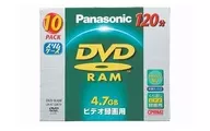 松下录制DVD-RAM4.7GB10张包[LM-AF120K10]
