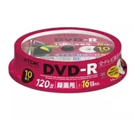 TDK RECORDING DVD-R 4.7 GB 16 x paquete de 10 hojas [DR120DC10PUD]