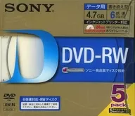 索尼數據用DVD-RW4.7GB6倍速5張裝[5DMW47HPS6]