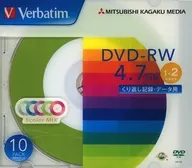 Mitsubishi Verbatim Data DVD-RW 4.7 gb 2x-speed 10-pack [DHW47NM10V1]