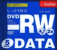 Imation Recording DVD-RW 4.7 gb 2 x 5 pack [DVD-RW 4.7 PBE× 5]