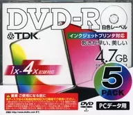 DVD-R 4.7 gb 4x-speed 5-pack for TDK Data [DVD-R47PWX5G]