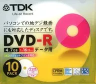 TDK データ用DVD-R 4.7GB 16倍速 10枚パック [DR47DPWC10T]