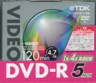 TDK 録画用DVD-R 4.7GB 120分 4倍速 5枚パック [DVD-R120X5F]