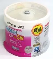 JVC 録画用DVD-R 4.7GB 120分 16倍速 55枚パック [VD-R120D55S]